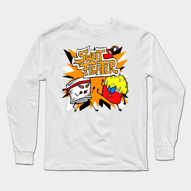 Sweet Fighter Long Sleeve T-Shirt by Brandon Beyond